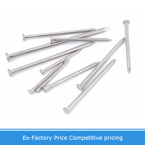 0.5 "0.8" 1 "1.2" 1.5 "2" 2.5 "3" 3.5 "4" A2-70 אינץ '304 נירוסטה ראש פלדה שטוח נירוסטה מסמר לבנים קיר מלט עץ קיר מלט - Product Image 5