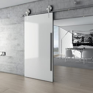 ประตูบานเลื่อนไม้ไผ่900มม. X 2200มม. เป็นมิตรกับสิ่งแวดล้อมฉากกั้นทางเดินเงียบทำจากไม้ไผ่สำเร็จธรรมชาติประหยัดพื้นที่ในห้องนอนโรงรถ - Product Image 2