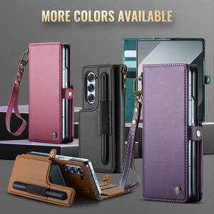 Nouvelle Tendance 2025 pour Coque <span class=keywords><strong>Samsung</strong></span> Z Fold 7 6 5 4, Étui Portefeuille Multi-cartes en Cuir Anti-vol Grande Capacité pour <span class=keywords><strong>Samsung</strong></span> Z Fold 7 - Product Image 6