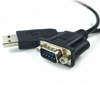 FT232R pieza de repuesto FTDI USB a RS232 RS485 convertidor integrado 1MBaud macho DB9 Pin adaptador UART Cable