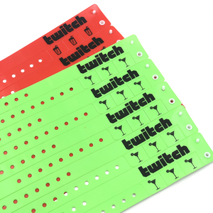 Pulseras de Vinilo para Eventos, Pulseras de Vinilo Personalizadas, Pulseras de Vinilo de <span class=keywords><strong>PVC</strong></span> Desechables con Logotipo - Product Image 1