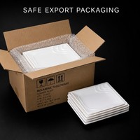 Assiette 100% mélamine pour le camping, vaisselle avec impression personnalisée