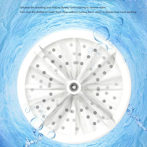 Lavadora ultrasónica portátil para exteriores con USB Charr y ventosa de carga superior para viajes en casa o uso en hoteles - Product Image 3