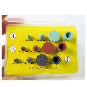 Kit frese per lucidatura in metallo amalgama dentale lucidante in gomma a bassa velocità RA Bur - Product Image 5