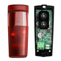 YET611RI - Sensor Infrarrojo Universal de Largo Alcance para Puerta de Garaje, Inalámbrico, para el Hogar, con Control RF, AC 9-24V DC 12-24V