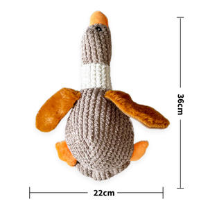 Giocattolo per Cani in Peluche a Forma di Anatra con Suono Squittente, Vendita all'Ingrosso - Product Image 3