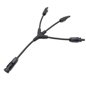 4 à 1 connecteur de branche en Y solaire avec câble solaire de 4 mm2 <span class=keywords><strong>MMMF</strong></span> /FFFM TUV approuvé pour le système solaire Pv longueur de câble du panneau solaire - Product Image 4