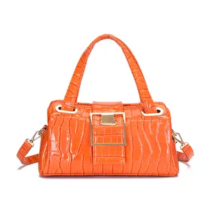 High Quality Alligator Print Patent Leather Women Hand Bags Small Handbags Handbags Turkey Bags Women Handbags Ladies