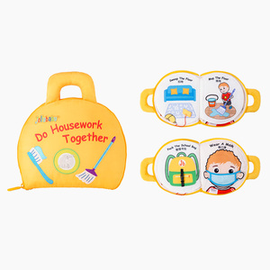 Tissu Montessori pour bébé, livre d'activités pour enfants d'âge préscolaire, apprentissage éducatif, tissu pour bébé occupé, mes livres silencieux pour les tout-petits - Product Image 1