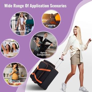 Sacs de danse à roulettes BSCI avec porte-vêtements, sacs de voyage imperméables pour la danse, sacs à vêtements pour enfants pour les compétitions de ballet - Product Image 6