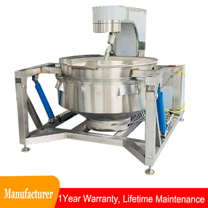 <span class=keywords><strong>Olla</strong></span> Industrial de Doble Pared de Acero Inoxidable con Función de Inclinación, Calentamiento y Mezcla, Antiadherente, Apta para Alimentos, 220V - Product Image 5