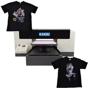 Kaiou impressora digital, estação única 40cm * 50cm dupla xp600 automática da camiseta impressa dtg