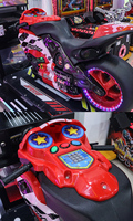 Machine électronique de jeu d'arcade de conduite de jeux de course de simulateur de moto à jetons