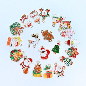 Christmas Pet Collars Adjustable For <b>Small</b> Medium Dogs Cats With Santa Reindeer Tree Charms - Product Image 3
