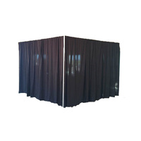 Structure de support en aluminium 12x12 pieds à double barre transversale pour drapage de mariage, marque ANYCASE