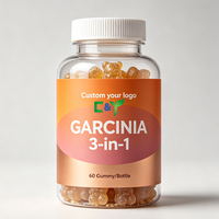 Gummies à la Garcinia Cambogia en marque privée OEM, gummies brûleurs de graisse avec extrait de thé vert et de cétones, gummies à la Garcinia
