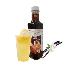 New Product Factory Wholesale 100% High Quality bubble tea vanilla flavor syrup SHJAYI monin Supplier