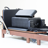 Heimstudio Bestseller Tragbare Klappbare Pilates-Reformer-Maschine für den Heimgebrauch Yoga-Bett mit Rädern & Sprungbrett