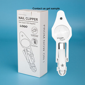 हैंडहेल्ड आवर्धक ग्लास फोल्ड-दूर नाखून कटर व्यापक गैर-पर्ची पकड़ के नेतृत्व वाली मैग्निफायर चमकाने वाले बुजुर्ग लोगों के लिए - Product Image 1