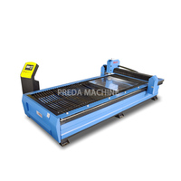 Machine de découpe plasma CNC en acier métallique de 10 mm Preda Machine PC-1540 380V à haute productivité avec prix d'usine