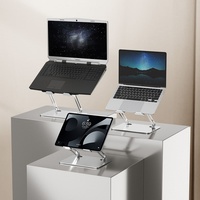 2026 Yeni Gelen Karbon Çelik Laptop Standı Yükseklik Açısı Ayarlanabilir Ergonomik Masaüstü Notebook Yükseltici Tablet Akıllı Telefon için