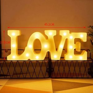 Decoración de San Valentín para Novia, Luz LED Roja a Pilas, Decoración de Boda, Luz de Amor DIY, Regalo, Decoración de Fiesta - Product Image 4