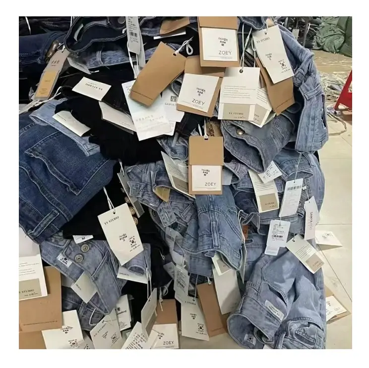 2024 DLO Ladies Jeans Pantalones Ropa de segunda mano Canadá Ropa usada en fardos Precio