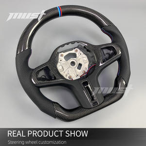 Per BMW 2017-2024G-Series G01 G05 G11 G14 F90 <span class=keywords><strong>G20</strong></span> <span class=keywords><strong>G30</strong></span> G29 <span class=keywords><strong>G30</strong></span> volante sportivo in vera fibra di carbonio personalizzato Design classico - Product Image 3