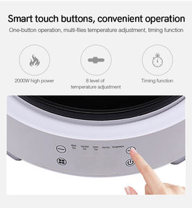Ménage Rond Blanc table de Cuisson À <span class=keywords><strong>Induction</strong></span> table de Cuisson À <span class=keywords><strong>Induction</strong></span> Portative 2000W Cuisinière À <span class=keywords><strong>Induction</strong></span> Pour Le Thé - Product Image 5