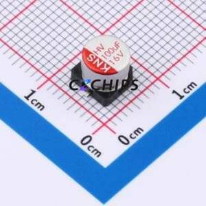 Condensateur solide SMD 217EC0033, D6.3xL5.8mm (Capacité : 100uF) (Précision : 20%) Tension nominale : 16V - Product Image 1