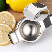 Fabrieksdirect RVS handmatige citroenenpers fruitsapcentrifuge voor bar en keuken