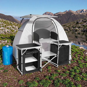 Gran Venta de cocina móvil para acampar al aire libre, estación de cocina plegable portátil para exteriores, mesa de cocina para acampar con almacenamiento - Product Image 2