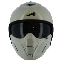 Casco Abierto ASTONE HELMETS MINIJET SK6 ABS de Calidad Superior, Color Gris Claro, Tallas XS-2XL, para Motociclismo