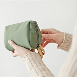 Trousse de toilette en nylon 16 cm x 7 cm x 3,94 cm, étanche, rectangulaire, petite capacité, trousse de voyage pour cosmétiques pour femmes, usage quotidien - Product Image 2