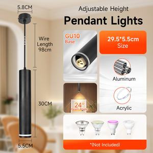 Fabrik preis Nordic Simple Decoration Led Pendel leuchte Tisch Restaurant Kronleuchter Indoor Esszimmer Hängende Pendel leuchte - Product Image 4