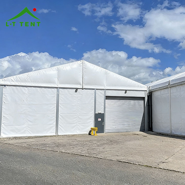 Heavy-Duty Aluminum Warehouse Tent with Waterproof & Fireproof Features for All Seasons Construction Site Equipment Machinery