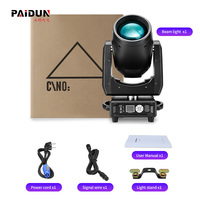 Lyre Beam 380W à Tête Mobile LED Blanche DMX512 IP33 pour Événements, Mariages, Boîtes de Nuit, Bars, DJ et Spectacles