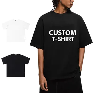 T Shirt For Men High Quality Unisex Oversized Custom T Shirts Your Own Brand Men's T-shirts Solid Color Wholesale