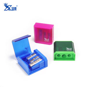 Fournitures <span class=keywords><strong>de</strong></span> papeterie personnalisées <span class=keywords><strong>taille</strong></span>-<span class=keywords><strong>crayon</strong></span> classique portable fantaisie trois grands trous sacapuntas marque privée <span class=keywords><strong>pour</strong></span> le bureau à l'école - Product Image 2