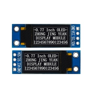 โมดูลจอแสดงผล OLED ขาวดำขนาด 0.77 นิ้ว 64x128 พร้อมไดรเวอร์ SSD1312 อินเทอร์เฟซ I2C - Product Image 1