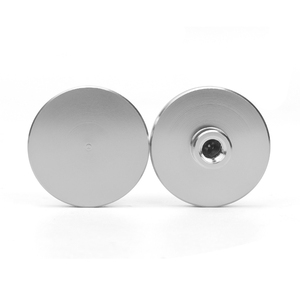 Stainless steel round base with convex internal thread, round anti-collision steel sleeve, cylindrical stepped nut <b>fastener</b> - Product Image 4