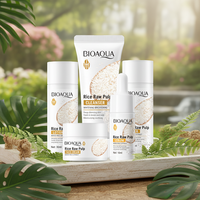 Kit de Voyage Miniature Cinq Pièces en Gros pour Usine – Nouveau Coffret de Soins Visage Anti-Âge, Hydratant et Éclaircissant à Base de Riz et d'Herbes Naturelles