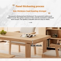 Table à Manger Moderne avec Piètement en Bois, 6 à 8 Places, Nouveau Design, pour Salon, Hôtel et Maison – Disponible en Gros