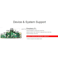 Waveshare-pantalla táctil capacitiva Raspberry Pi 4B 3B + 3B 3A + 2B B + CM4 CM3 + CM3, pantalla táctil LCD DSI de 5 pulgadas, 800x480