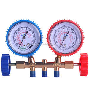 Латунный клапан кондиционера R22,R410a R134a, латунный корпус, набор манометров для трубопровода - Product Image 6