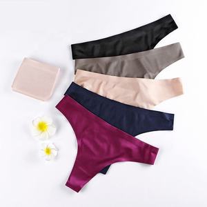 Mutandine da donna biancheria intima sportiva senza cuciture seta di ghiaccio Sexy perizoma femminile Bikini T-back <span class=keywords><strong>M</strong></span>-XXL 6 colori - Product Image 3