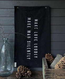 Hot Bán Đầy Màu Sắc Trống Thăng Hoa Cờ Cờ Tam Giác Đồng Bằng Tường Biểu Ngữ Linen Với Cực Bằng Gỗ Tự Nhiên Vải Cờ - Product Image 5