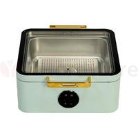 Ensemble de chauffe-plats rectangulaire en acier inoxydable pour buffet 5L/9L couvercle en verre chauffe-plats électrique au gaz pour la restauration et les événements