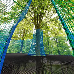 Filet d'escalade en corde pour enfants pour aire de jeux intérieure et extérieure avec tunnel de chargement en PP pour la sécurité des enfants, l'entraînement et le plaisir - Product Image 3