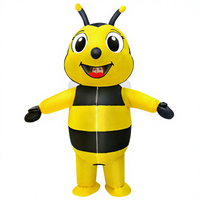 Costume de mascotte d'abeille jaune sur mesure, Halloween, peluche douce, matériau EVA, carnavals, fêtes, promotions, défilés, cosplay, adultes
